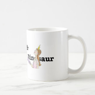 Sarah et la tasse de café de dinosaure (style de