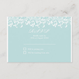 Sarah Jane light Mariage bleu et blanc RSVP