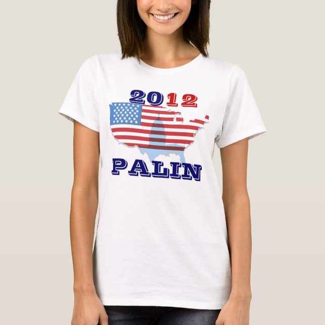 Sarah Palin 2012 dames, dessus de T-shirt de (Devant)