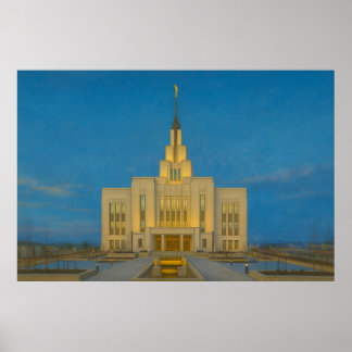 Saratoga Springs Utah Temple Painting™ Poster LDS