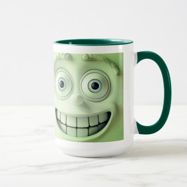 Sarcastic Face 3D Mug Wrap – Le bonheur est un cho (Droite)