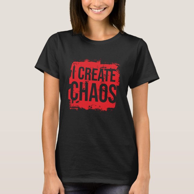 Sarcastique J'ai créé Chaos Sweat - shirt à capuch (Devant)