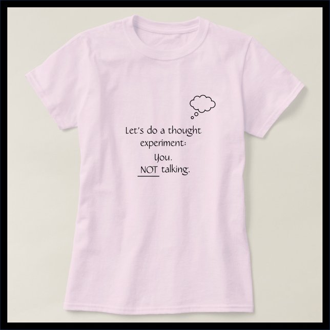 Sarcastique, pas de T-shirt parlant (Bookmark my store! https://www.zazzle.com/store/capricepetit)