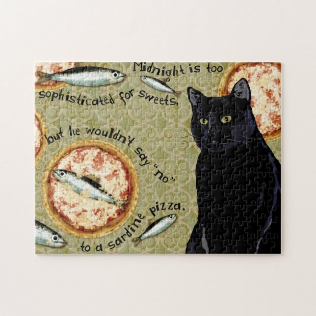 Sardine Pizza Jigsaw Puzzle (Horizontal)