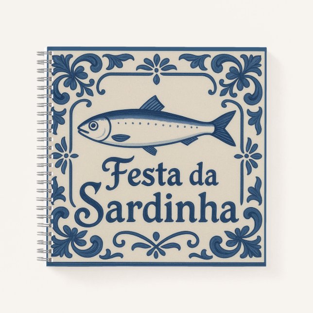 Sardine portugaise - Carnet Spiral (Devant)
