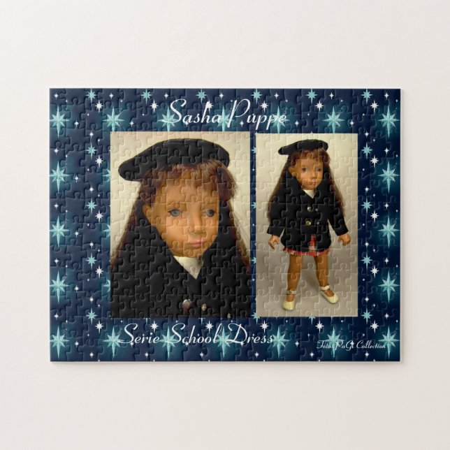 Sasha Doll puzzle School tenue (Horizontal)
