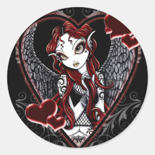 Sasha Fairy Valentine's Day Sticker
