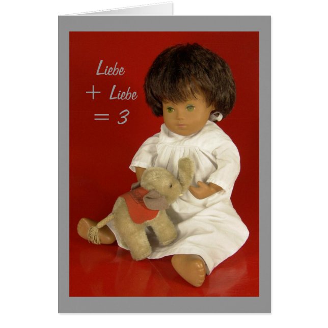 Sasha Geburtsanzeige Karte (Devant)