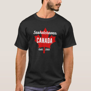 Saskatchewan Canada T-shirt Eh Maple Leaf Canadien