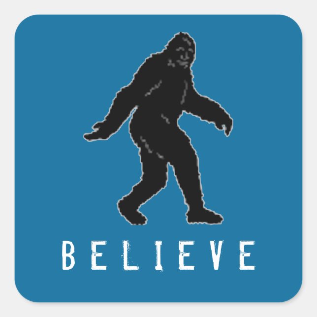 Sasquatch Believe Stickers (Devant)