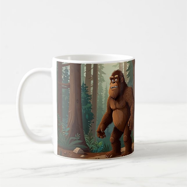 Sasquatch Brown Big Foot Mug (Gauche)