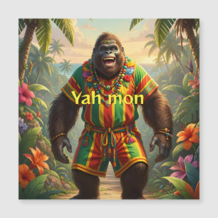 Sasquatch faisant la fête en Jamaïque