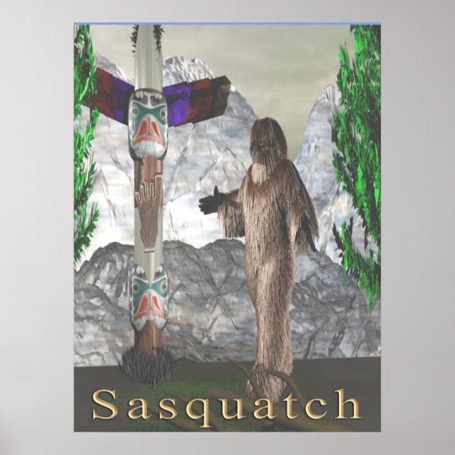 Sasquatch poster (Devant)