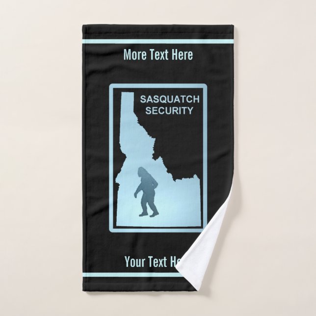 Sasquatch Security - Idaho (Serviette à main)