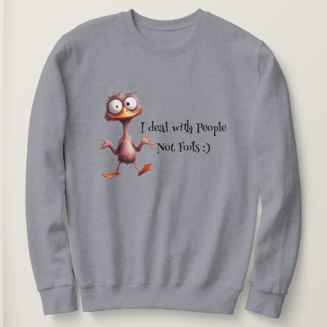Sass Sweatshirt - Audacieux, amusant et plein d'at (Design devant)