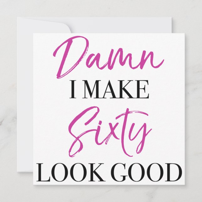 Sassy 60e anniversaire (Devant)