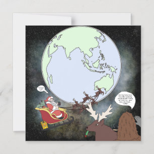 Sassy et Père Noël Magnet