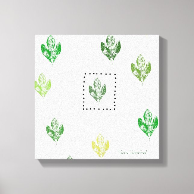 Sassy Sassafras sur toile (Recto)