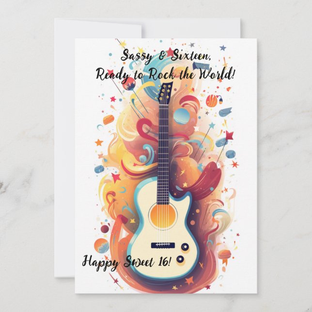 Sassy & Seize Ans ! Carte d'anniversaire pour seiz (Devant)