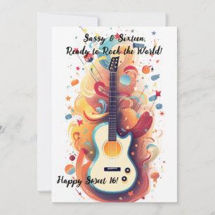Sassy & Seize Ans ! Carte d'anniversaire pour seiz