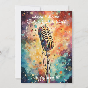 Sassy & Seteen ! Carte d'anniversaire sweet sixtee