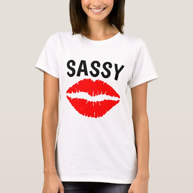 SASSY, T-shirts pour dames (Devant)