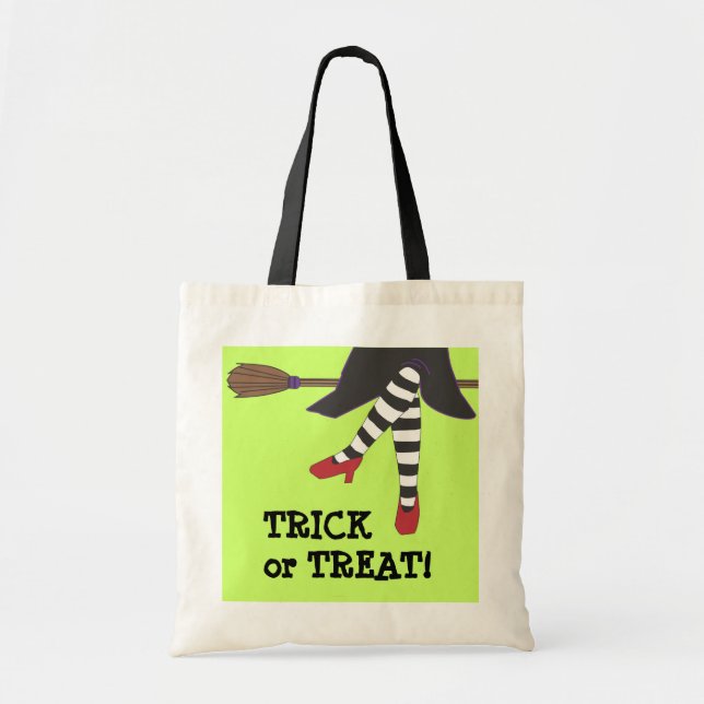 Sassy Witch Halloween Trick ou sac de traitement (Devant)