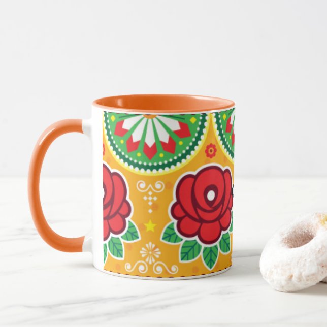 Sasta Nasha Mug avec un camion traditionnel pakist (Avec donut)