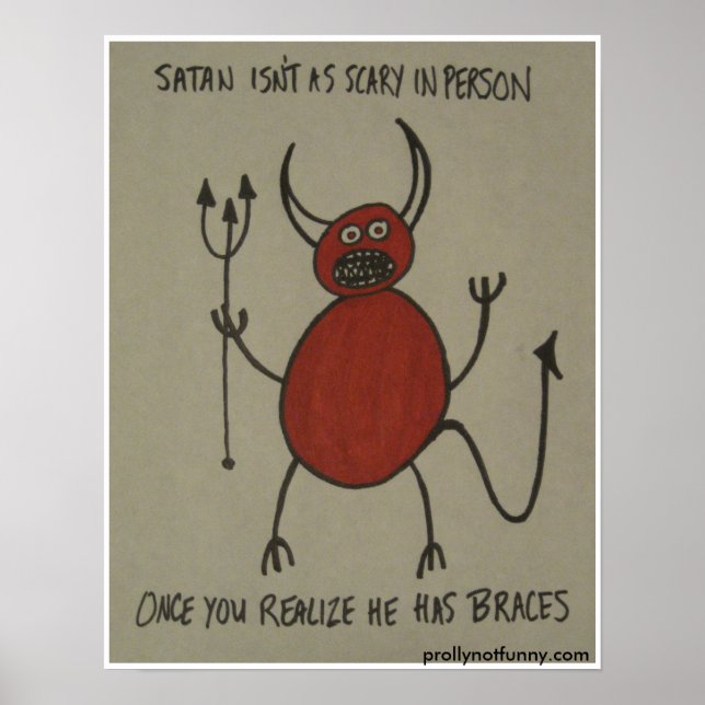 Satan n'est pas aussi effrayant en personne Poster (Devant)
