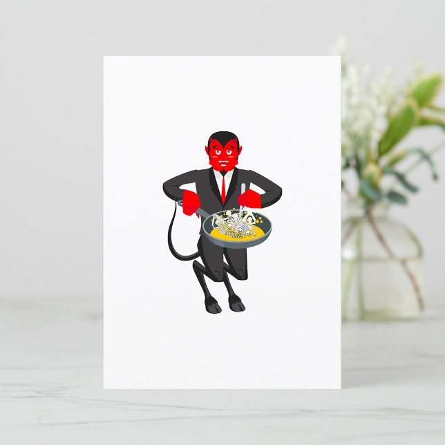 Satan Roasts Sinners Evil Invitation (Créateur téléchargé)