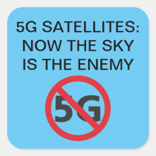 Satellites 5G, le ciel est le Sticker Carré ennemi