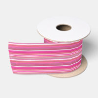 Assez En Rose Ruban Satiné de 3" de Largeur, Bobin