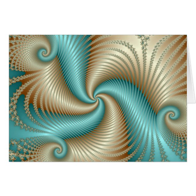 Satin d'Aqua - fractale (Devant horizontal)