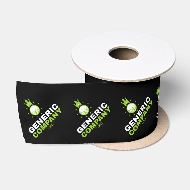 Satin Emballage en ruban de marque Dark Creative (Bobine)
