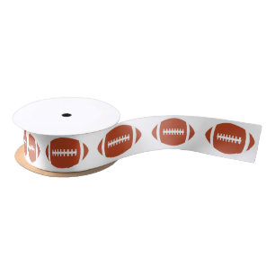 Satin Ruban de football en cuir Brown pour les joueurs d