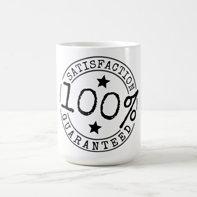 Satisfaction Garantie Kliponius Font Mug (Centre)