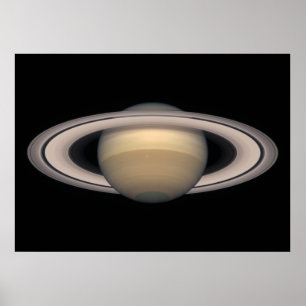 Saturn Poster colossal - cadeau Espace et Astronom