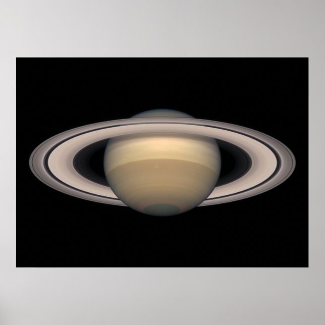 Saturn Poster colossal - cadeau Espace et Astronom (Devant)