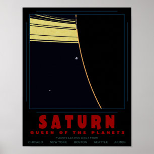 SATURN, Poster de la Reine des Planètes