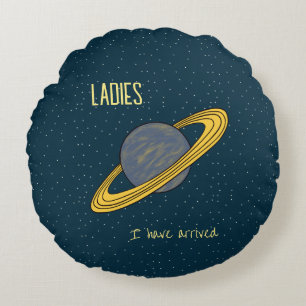 Saturne planète Coussin rond