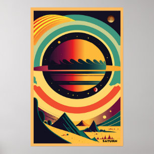 Saturne, poster Espace