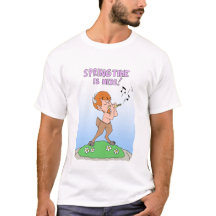 Satyr avec T-shirt en Flute Pan