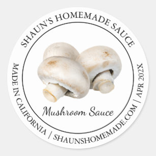 Sauce champignons étiquette moderne