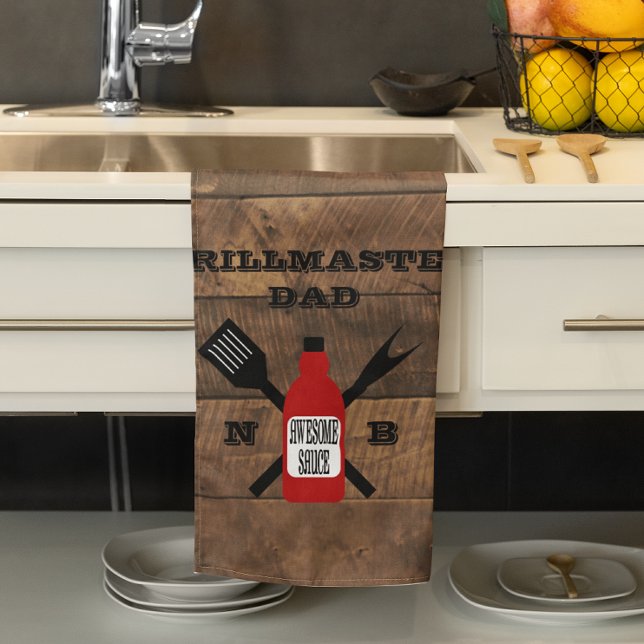 Sauce géniale Serviette de cuisine personnalisée (Créateur téléchargé)