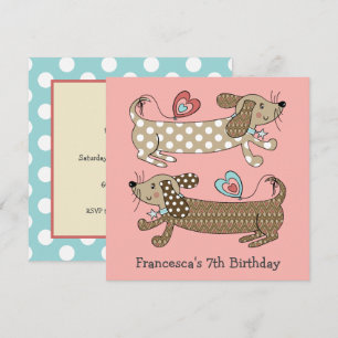 Saucisse personnalisée Chien Dachshund Anniversair