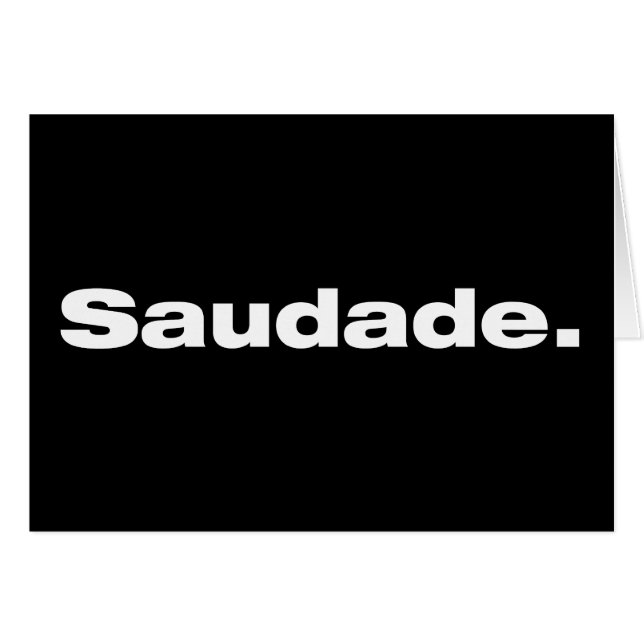 Saudade (Devant horizontal)