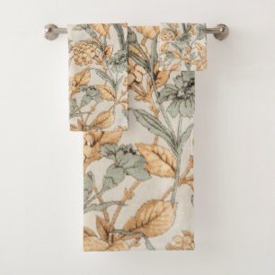 Sauge Vintage et Art Botanique Orange Brûlé