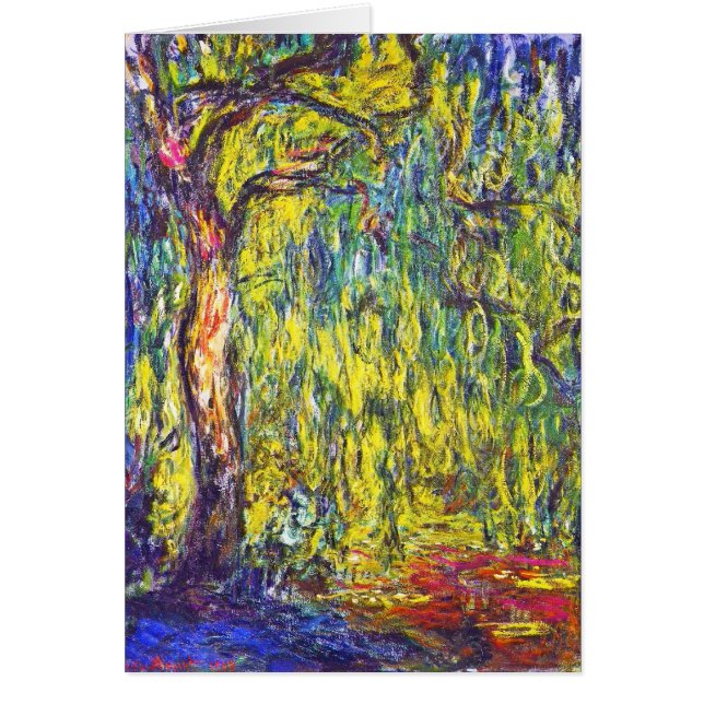 Saule pleurant Claude Monet (Devant)