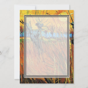 Saules au coucher du soleil par Vincent van Gogh.