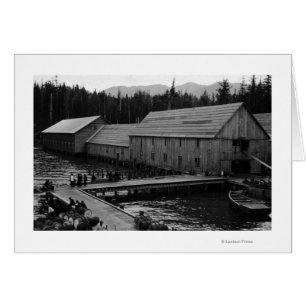 Saumon Cannery près de Ketchikan, Alaska